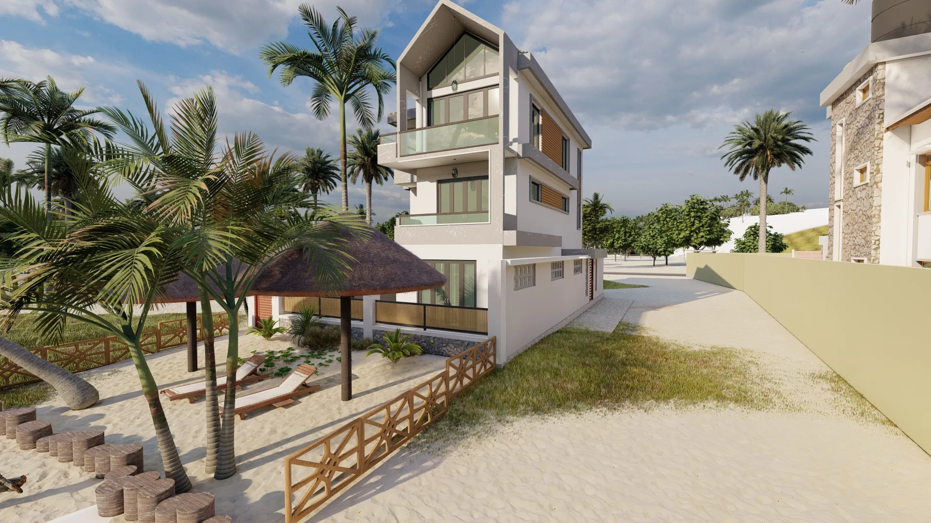 Bwejuu Beachfront House - Coastal residential design